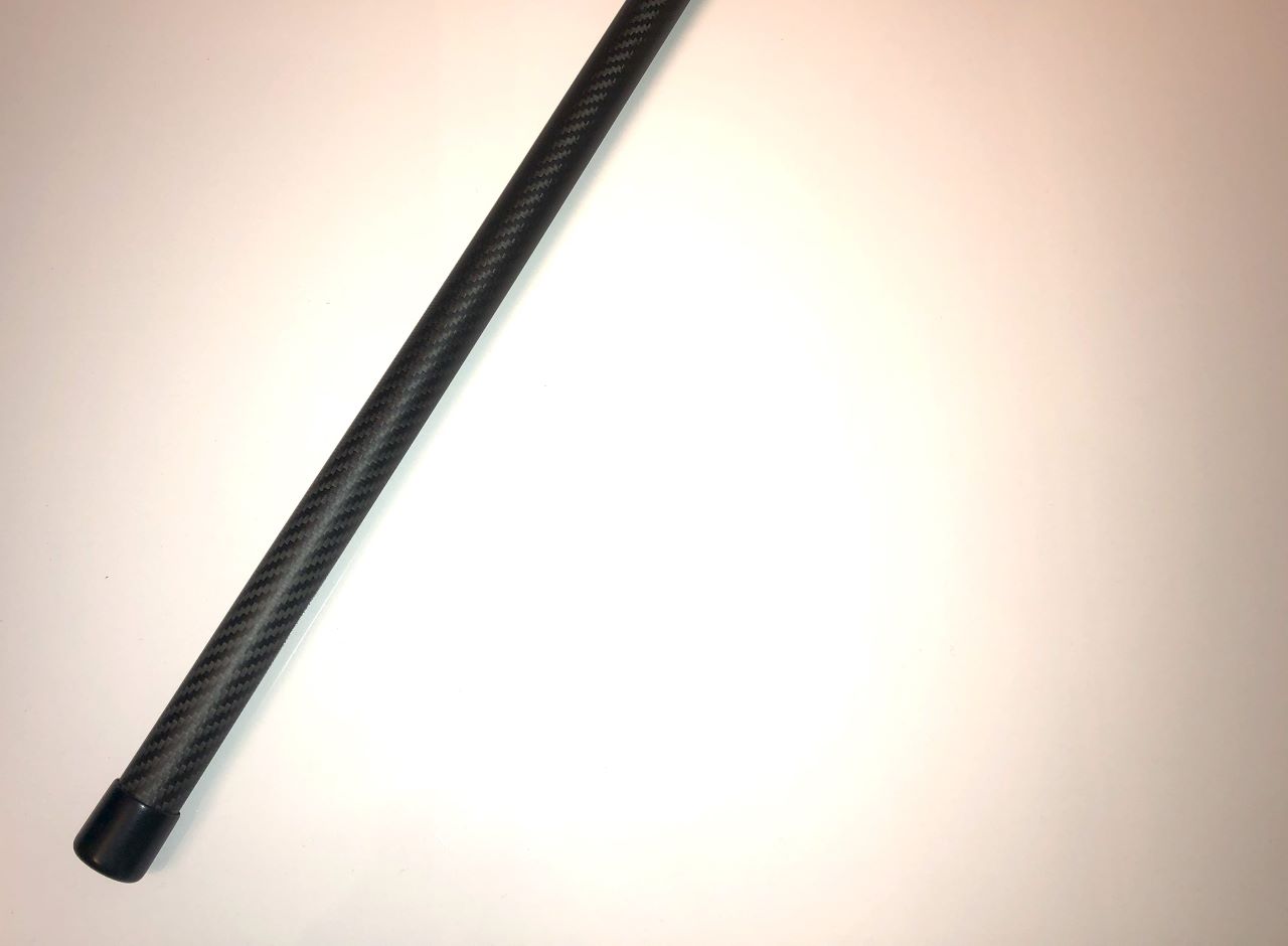 Pinnenausleger Carbon, 25mm, 125cm E6 ILCA - ohne X-Grip Schrumpfschlauch